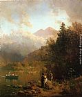 Fishing Party in the Mountains by Thomas Hill
